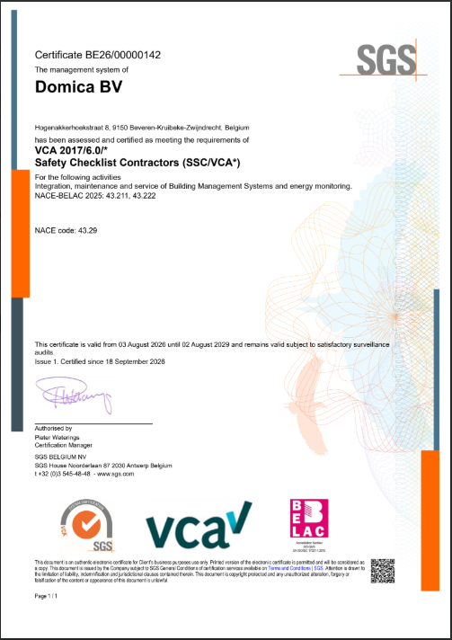 VCA attest screenshot